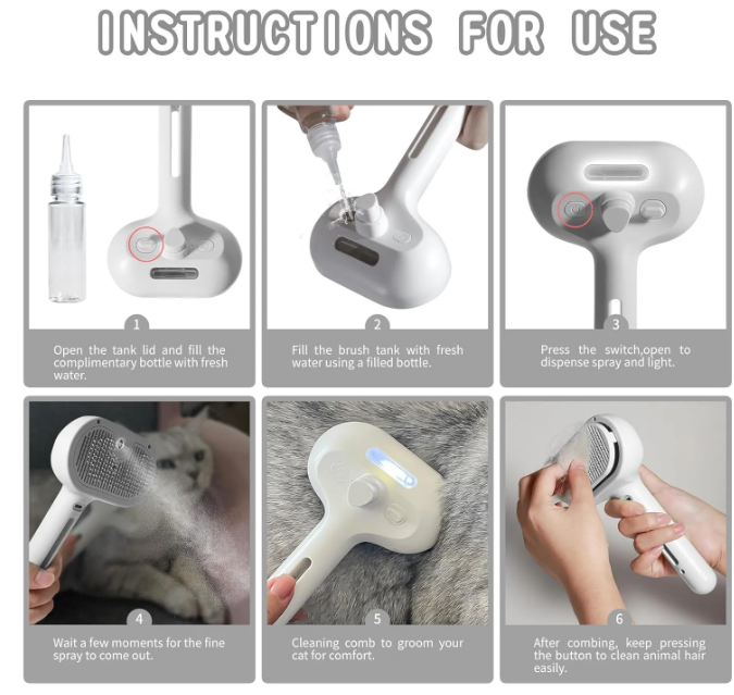 The Companion MistGroom Spray Brush